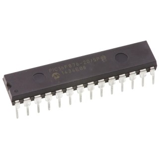 Microchip 8-Bit PIC16F Microcontroller 20 MHz 14kB FLASH 28-Pin SPDIP PIC16F876-20/SP