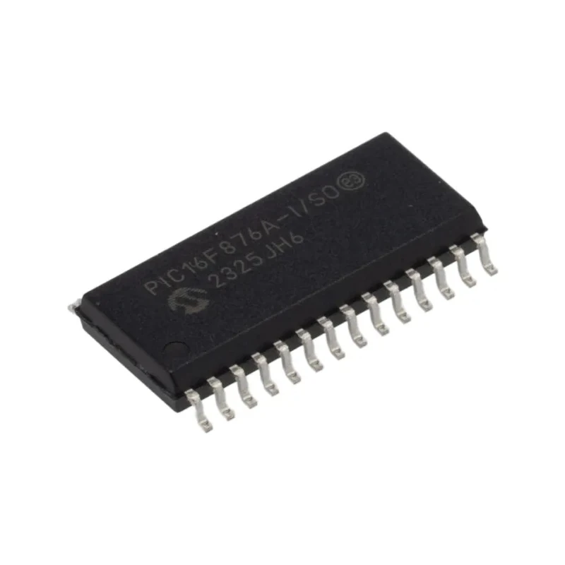 Microchip 8 bit PIC16F Microcontroller, 20 MHz, 14.3 kB FLASH, 256 Byte RAM, 28-Pin SOIC PIC16F876A-I/SO