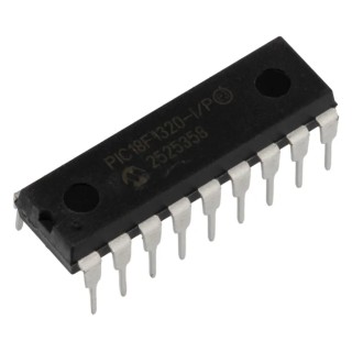 Microchip PIC18F 8 bit PIC18F Microcontroller 40 MHz 8 kB FLASH 256 B RAM 18-Pin PDIP PIC18F1320-I/P