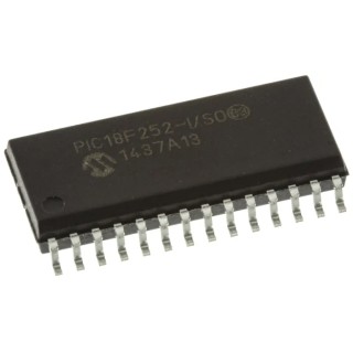 Microchip 8 bit PIC Microcontroller PIC18F252-I/SO, 40 MHz, 32kB FLASH, 28-Pin SOIC PIC18F252-I/SO