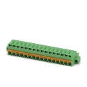 Phoenix Contact FKC 2.5/16-STF-5.08 Series Pluggable Terminal Block 16-Contact 5.08 mm Pitch 12 A 630 V 1 Row 1873346