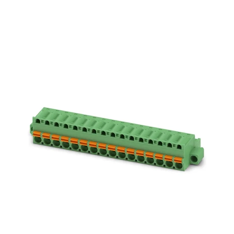 Phoenix Contact FKC 2.5/16-STF-5.08 Series Pluggable Terminal Block 16-Contact 5.08 mm Pitch 12 A 630 V 1 Row 1873346