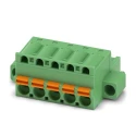 Phoenix Contact FKC 2.5/5-STF-5.08 Series Pluggable Terminal Block, 5-Contact, 5.08 mm Pitch, 1 Row, 12A, 630V 1873236