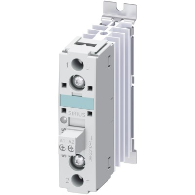 Siemens Solid State Relay 10.5A Load, DIN Rail Mount, 460V Load, 24V DC Control 3RF2310-1AA04