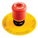 Eaton RMQ Titan M22 Series Latching Illuminated Emergency Stop Push Button, Front Mount, 22 78639645 M22-PVLT+M22-A+M22-XAK1