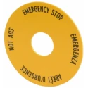 Eaton RMQ Titan M22 Series Latching Illuminated Emergency Stop Push Button, Front Mount, 22 78639645 M22-PVLT+M22-A+M22-XAK1
