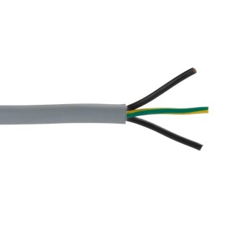 Belden 3GC Control Cable 3 Cores 1mm² Stranded Copper Conductor Unscreened Grey Polyvinyl Chloride Sheath 50m 3GC-BC50