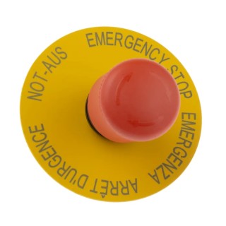 Eaton RMQ Titan M22 Series Turn to Release Emergency Stop Push Button Front Mount 22mm 78639646 M22-PVT+M22-A+M22-XAK1