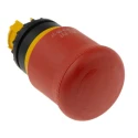 Eaton RMQ Titan M22 Series Turn to Release Emergency Stop Push Button Front Mount 22mm 78639646 M22-PVT+M22-A+M22-XAK1