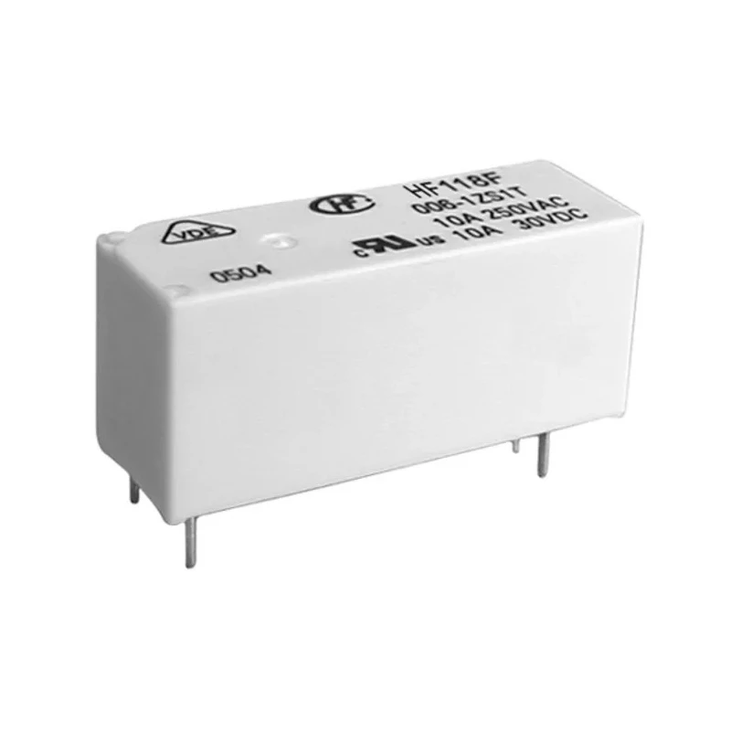 Hongfa Europe GMBH PCB Power Relay 5V DC Coil 10A Switching Current SPST HF118F/005-1HS5T(136)