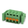Phoenix Contact FKC 2.5/4-ST-5.08-RF Series Pluggable Terminal Block, 4-Contact, 5.08 mm Pitch, 1 Row, Screw 1925715