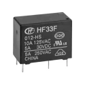 Hongfa Europe GMBH PCB Power Relay SPST, 5V dc Coil, 10A Switching Current, Silver Alloy Contacts HF33F/005-HSL3F