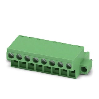Phoenix Contact Pluggable Terminal Block 8-Contact, 5.08 mm Pitch, 1 Row, Polyamide Housing, 12A, 630V, FRONT-MSTB 1777798