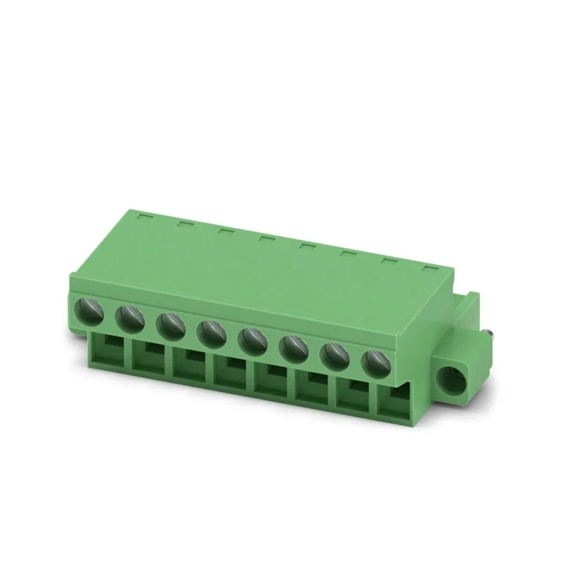 Phoenix Contact Pluggable Terminal Block 8-Contact, 5.08 mm Pitch, 1 Row, Polyamide Housing, 12A, 630V, FRONT-MSTB 1777798