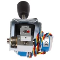 APEM 4000 Dual Axis Potentiometer Joystick Conical Handle, IP65, 24 V dc 400-123