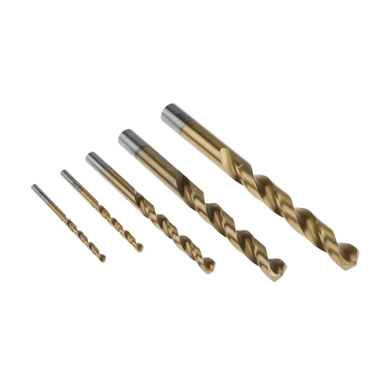 RS PRO 25-Piece High Speed Steel Titanium Coated Twist Drill Bit Set for Metal 1 mm to 13 mm 467-9060