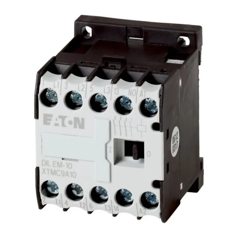 Eaton DILEM Contactor, 24V DC Coil, 3-Pole, 9 A Current, 4 kW Power Rating, 400V AC Contact Voltage 010213 DILEM-10-G(24VDC)