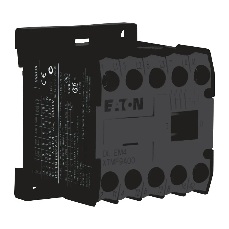 Eaton DILEM Contactor 24V DC Coil 4-Pole 9A 4kW Motor Control 012701 DILEM4-G(24VDC)