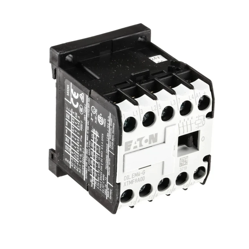 Eaton DILEM Contactor 24V DC Coil 4-Pole 9A 4kW Motor Control 012701 DILEM4-G(24VDC)