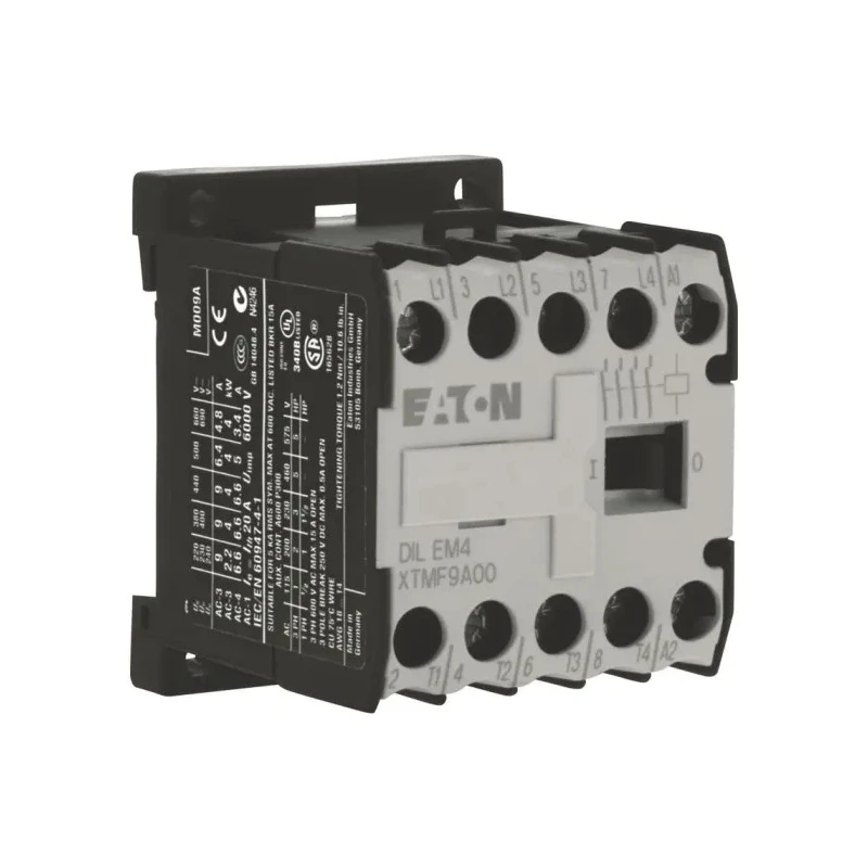 Eaton DILEM Contactor, 4-Pole, 230V AC Coil, 9 A Contact Current, 4 kW Power Rating 051804 DILEM4(230V50HZ,240V60HZ)