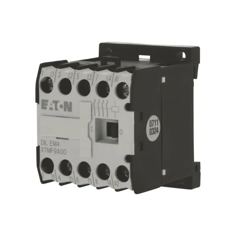 Eaton DILEM Contactor, 4-Pole, 230V AC Coil, 9 A Contact Current, 4 kW Power Rating 051804 DILEM4(230V50HZ,240V60HZ)