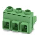 Phoenix Contact Pluggable Terminal Block 3-Contact, 7.62 mm Pitch, 1 Row, 16A, 1kV, Polyamide Housing 1714281