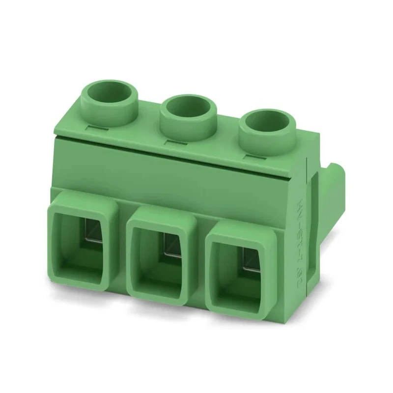 Phoenix Contact Pluggable Terminal Block 3-Contact, 7.62 mm Pitch, 1 Row, 16A, 1kV, Polyamide Housing 1714281