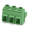 Phoenix Contact Pluggable Terminal Block 3-Contact, 7.62 mm Pitch, 1 Row, 16A, 1kV, Polyamide Housing 1714281
