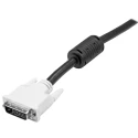 RS PRO Male DVI-D Dual Link to Male DVI-D Cable 3 m Black Polyvinyl Chloride Jacket DVIDDMM3M