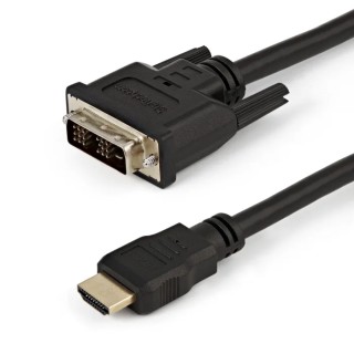 StarTech.com HDDVIM series 1.5 m 1920 x 1200 HDMI Cable Male DVI-D Single Link to Male DVI-D HDMI 1.2 Black HDDVIMM150CM