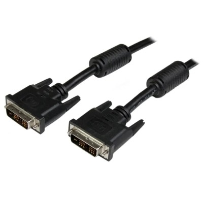 RS PRO Male DVI-D Single Link to Male DVI-D Cable 5m Black Polyvinyl Chloride DVIDSMM5M