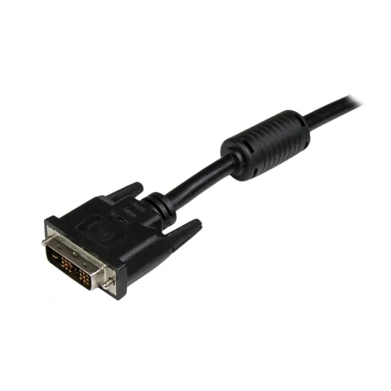 RS PRO Male DVI-D Single Link to Male DVI-D Cable 5m Black Polyvinyl Chloride DVIDSMM5M