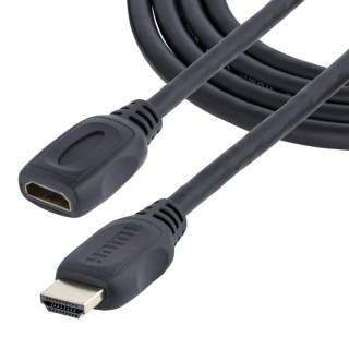 StarTech.com HDEXT series 2 m 4K 30Hz HDMI Cable Male to Female HDMI 1.4 Black HDEXT2M