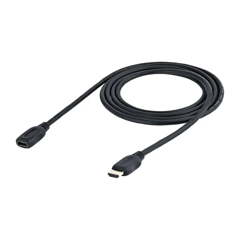 StarTech.com HDEXT series 2 m 4K 30Hz HDMI Cable Male to Female HDMI 1.4 Black HDEXT2M