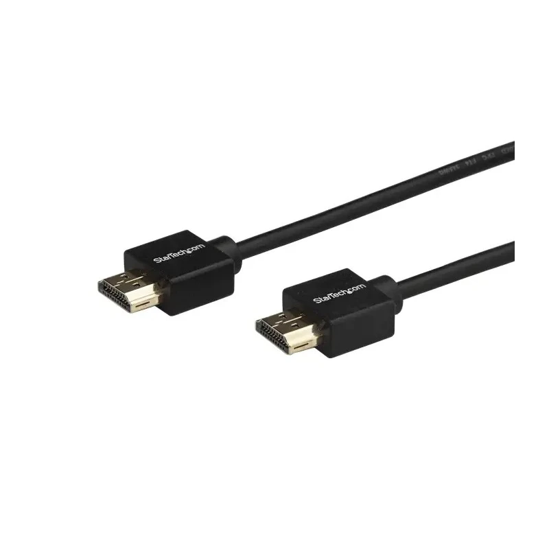StarTech.com 2 m 4K @ 60Hz HDMI Cable Male to Male HDMI 2.0 Black HDMM2MLP