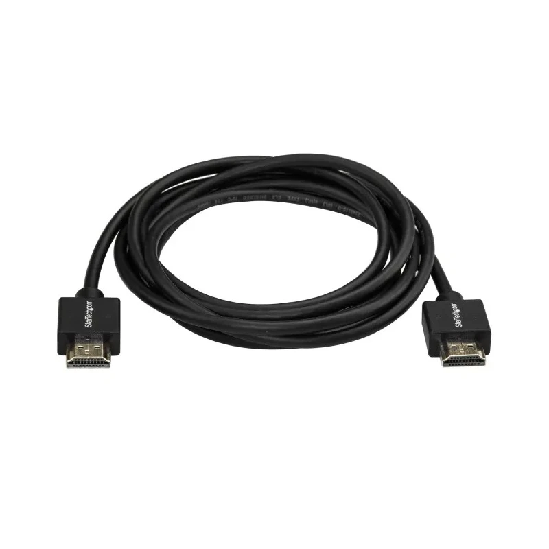 StarTech.com 2 m 4K @ 60Hz HDMI Cable Male to Male HDMI 2.0 Black HDMM2MLP