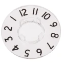 RS PRO Potentiometer Dial 29 mm Knob Diameter Clear Plastic, 6 mm Height for 11 mm Circular Shaft 468-0650