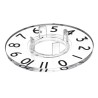 RS PRO Potentiometer Dial 29 mm Knob Diameter Clear Plastic for 11 mm Circular Shaft 468-0644