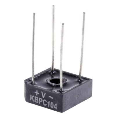 Vishay Bridge Rectifier 400 V 55 A 4-Pin Single Through Hole D-46 Package VS-KBPC104