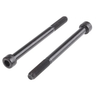 RS PRO Plain Steel Hex Socket Cap Screw, Hex Socket Drive, M10 Thread Diameter, 120 mm Length 468-0363