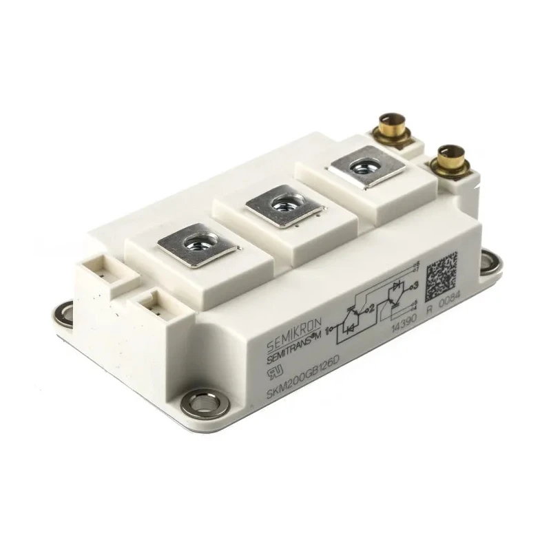 Semikron Danfoss N-Channel IGBT Module 260 A 1200 V 7-Pin SEMITRANS Panel SKM200GB126D