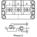 Semikron Danfoss N-Channel IGBT Module 300 A 1200 V 7-Pin SEMITRANS Panel SKM300GB125D