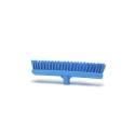 Vikan Broom Blue for Wet Areas and Dry Areas 410mm Width, 52mm Bristle Length, Push Broom Style 31743