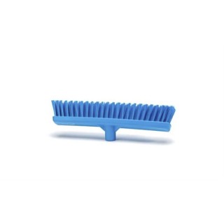 Vikan Broom Blue for Wet Areas and Dry Areas 410mm Width, 52mm Bristle Length, Push Broom Style 31743