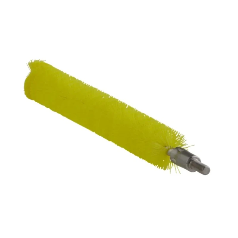 Vikan Yellow Bottle Brush 200mm Length x 20mm Diameter Polyester Bristle Polypropylene Handle 53656