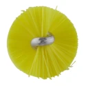 Vikan Yellow Bottle Brush 200mm Length x 20mm Diameter Polyester Bristle Polypropylene Handle 53656