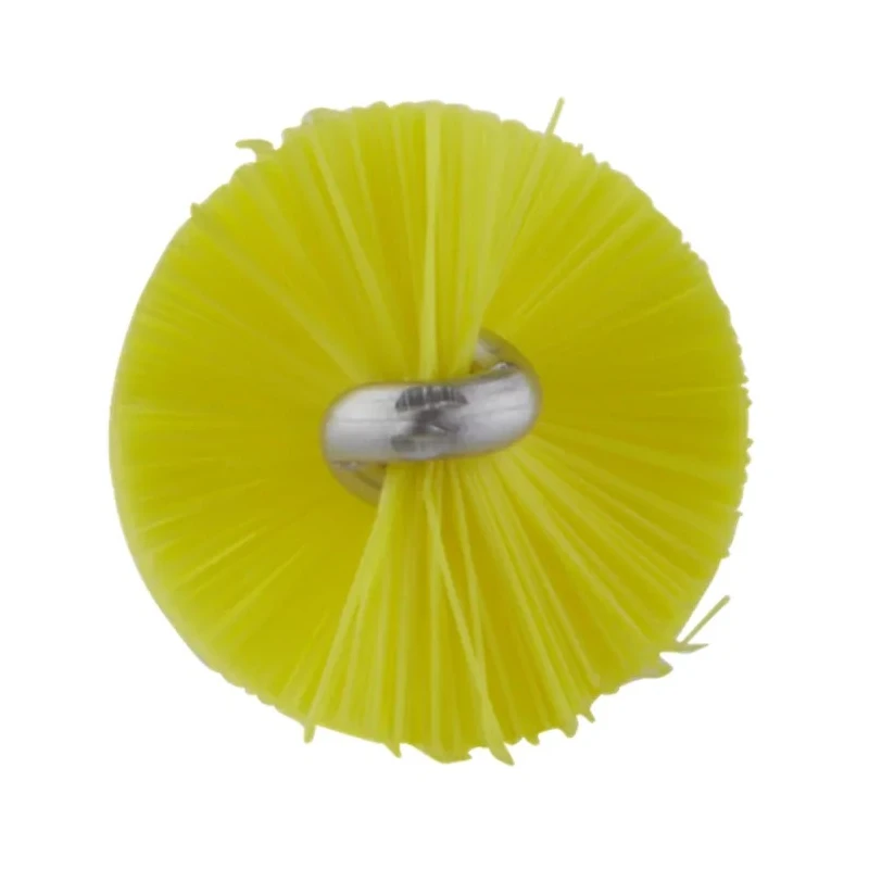 Vikan Yellow Bottle Brush 200mm Length x 20mm Diameter Polyester Bristle Polypropylene Handle 53656
