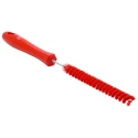 Vikan Red Bottle Brush, 5 mm Bristle Length, 310 mm Overall Length, 15 mm Brush Diameter 53604