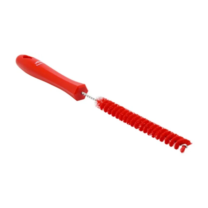 Vikan Red Bottle Brush, 5 mm Bristle Length, 310 mm Overall Length, 15 mm Brush Diameter 53604