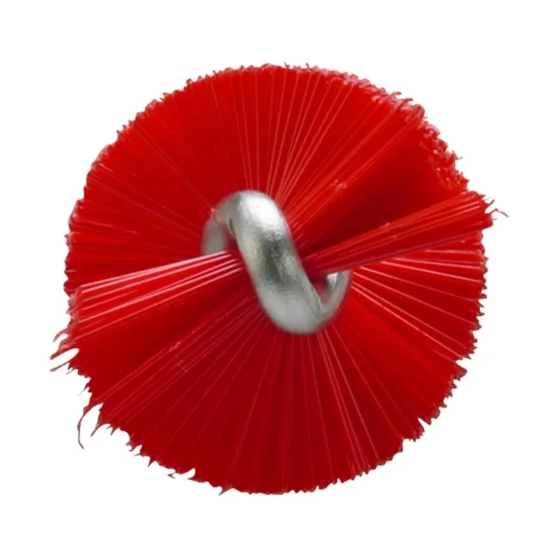 Vikan Red Bottle Brush, 5 mm Bristle Length, 310 mm Overall Length, 15 mm Brush Diameter 53604